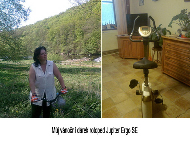 Magneticky bržděný rotoped Jupiter Ergo SE jsem dostala pod stromeček.