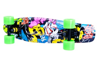 Pennyboard WORKER Colory 22ʺ is a plastic skateboard, especially interesting for its multicolored pattern, which will be especially loved by fans of great style and practicality. Top ...