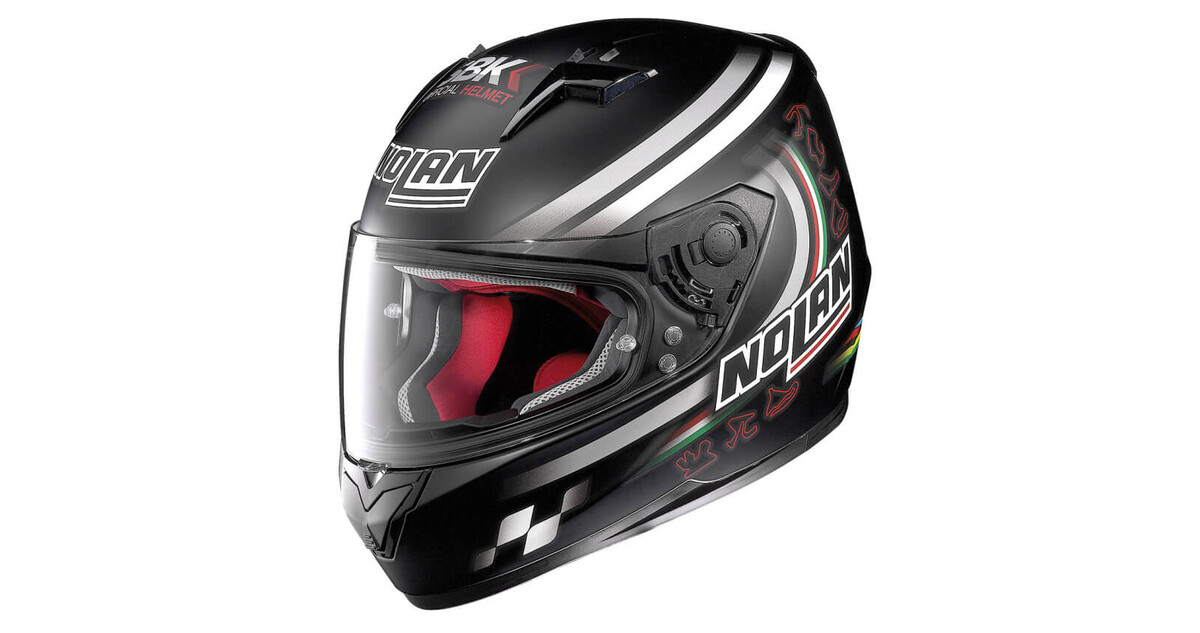 Moto helma Nolan N64 SBK 89 Flat Black inSPORTline