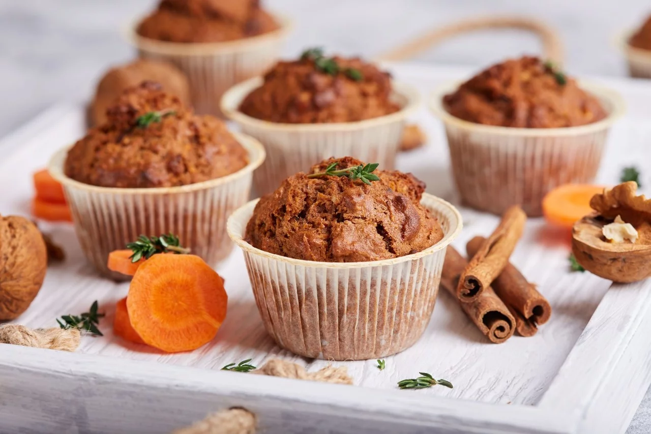 Pro mlsný jazýček a zdravý zrak: Mrkvové muffiny