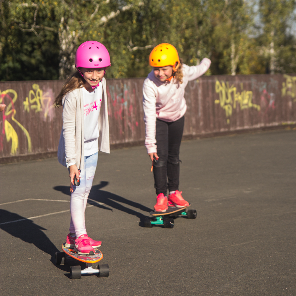 Elektrický longboard WORKER Smuthrider - černo-oranžová