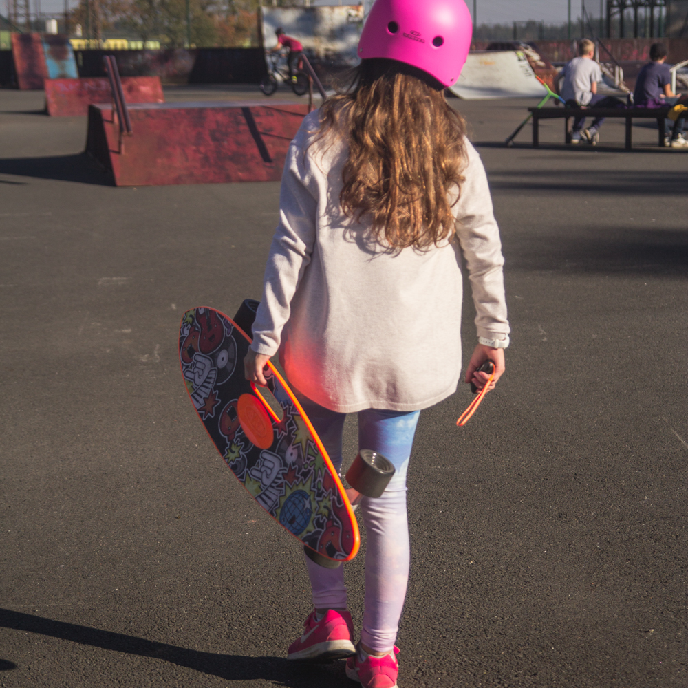 Elektrický longboard WORKER Smuthrider - černo-oranžová
