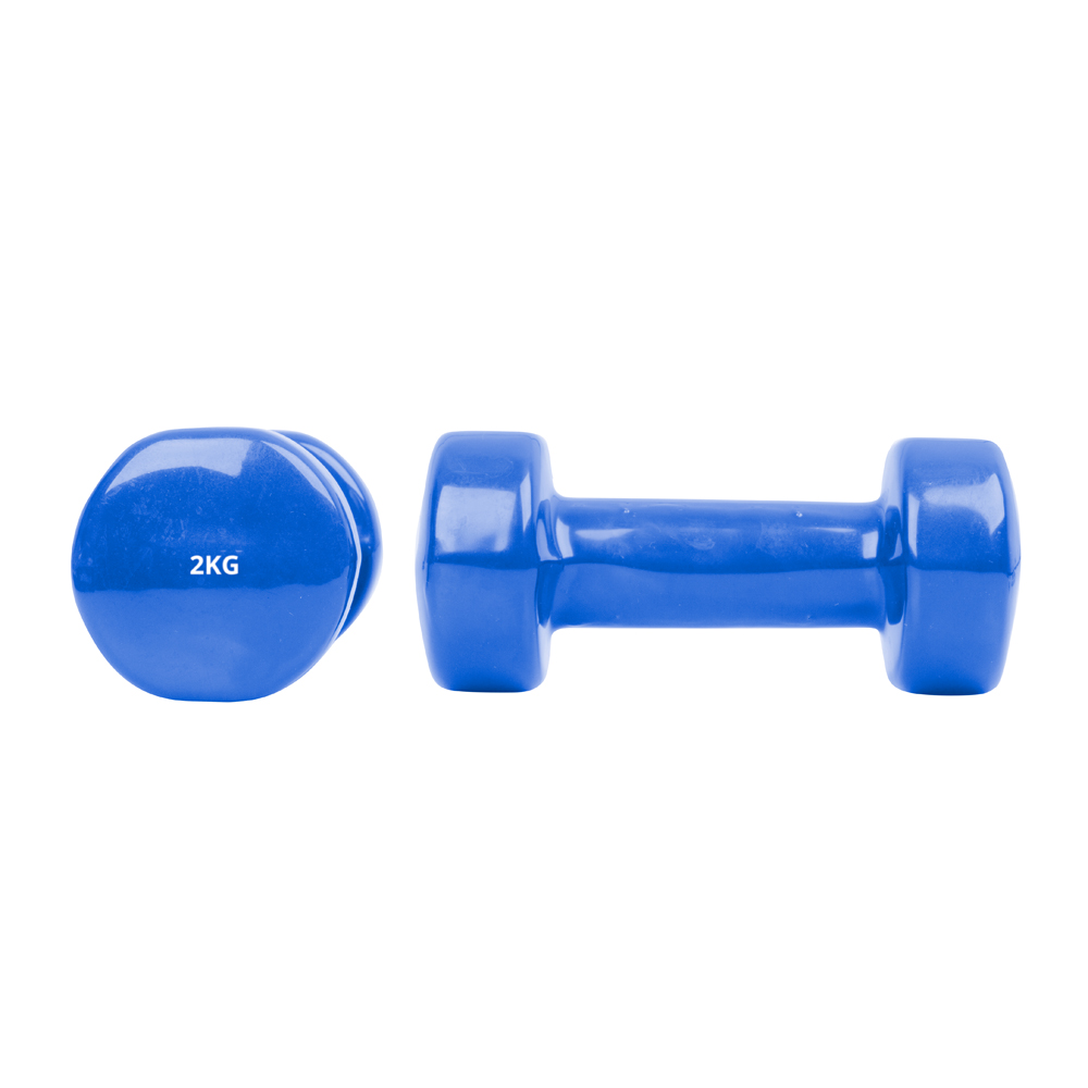 Hantle fitness winylowe inSPORTline Smoothbell 2 x 2 kg