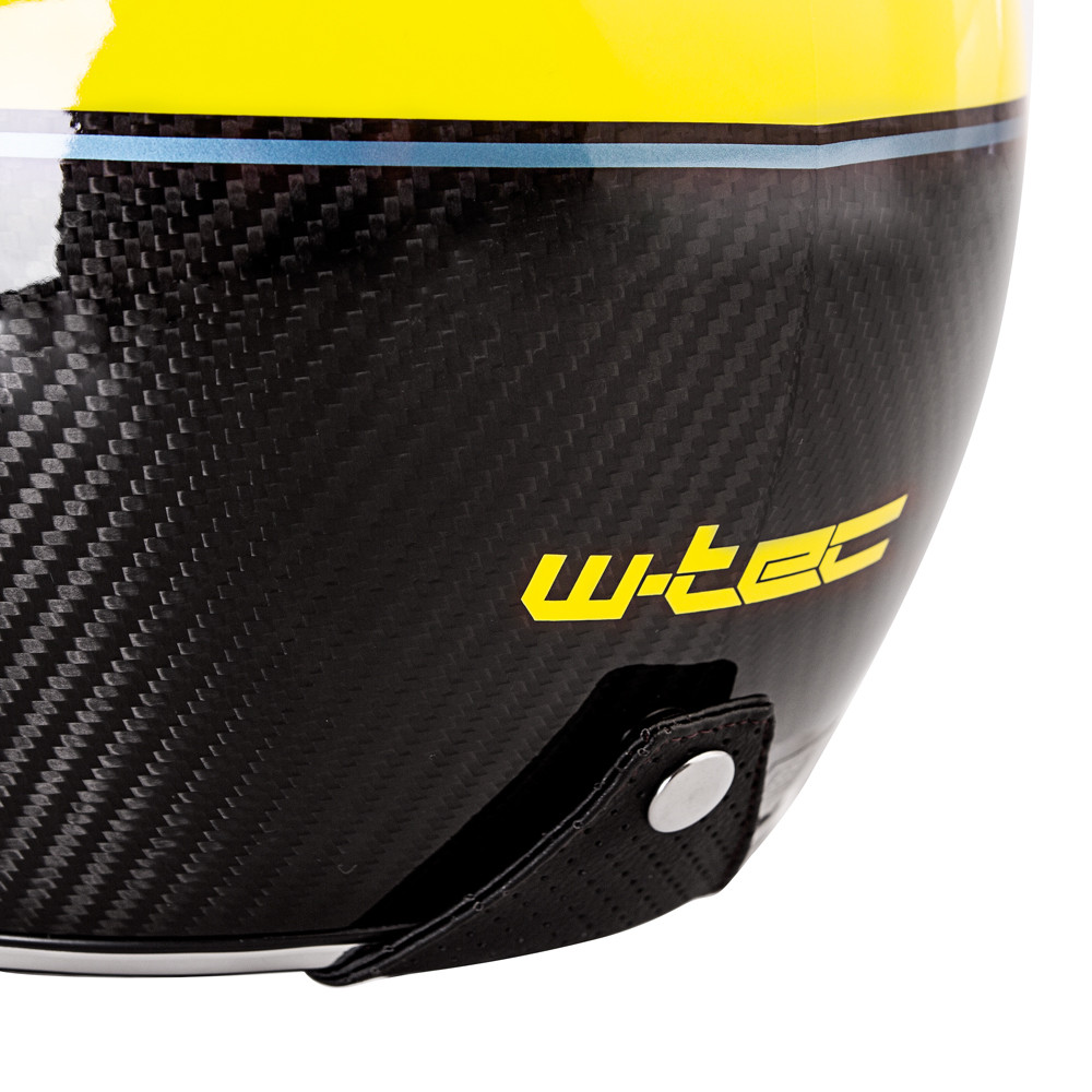 Moto prilba W-TEC Vacabro - Glossy Carbon