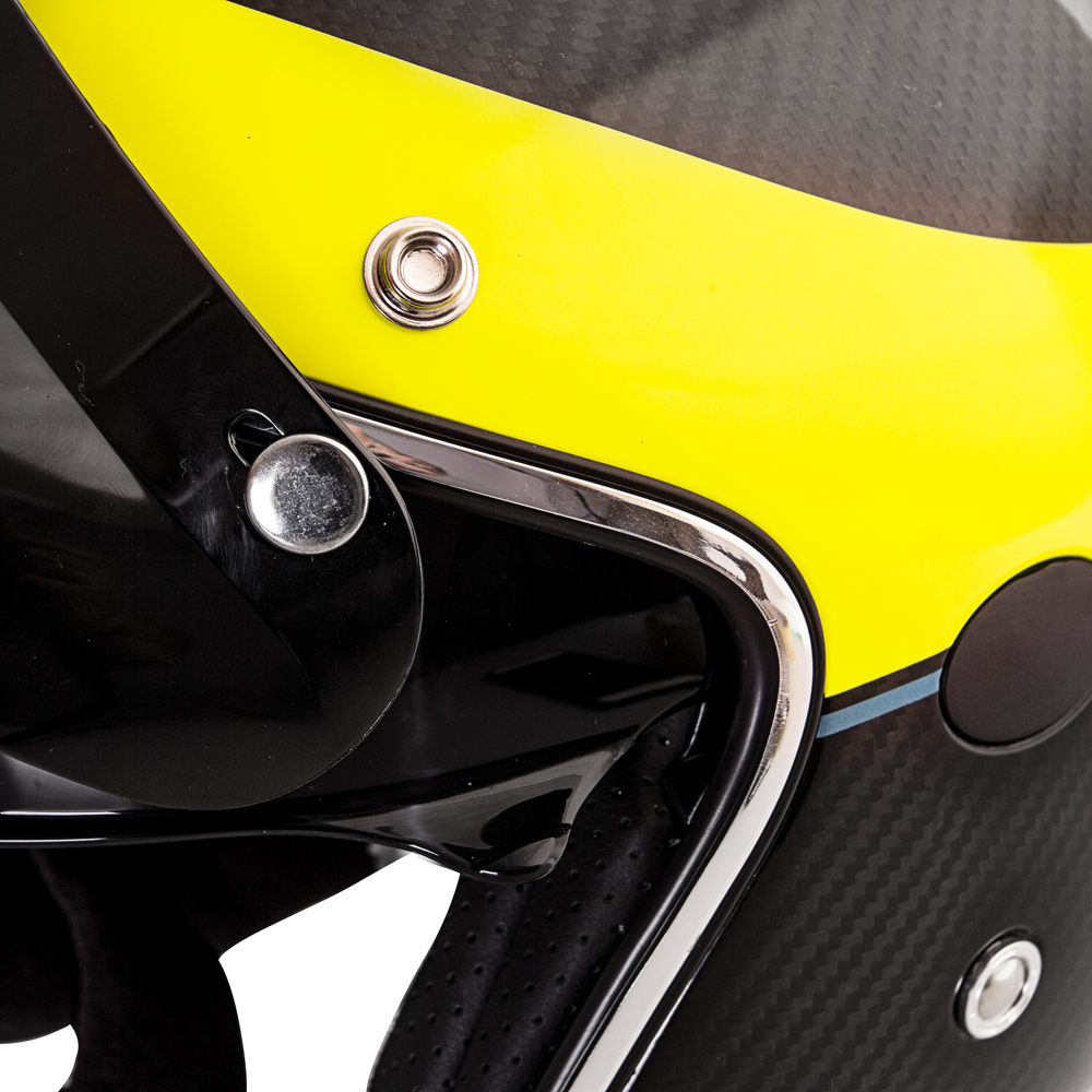Moto prilba W-TEC Vacabro - Glossy Carbon