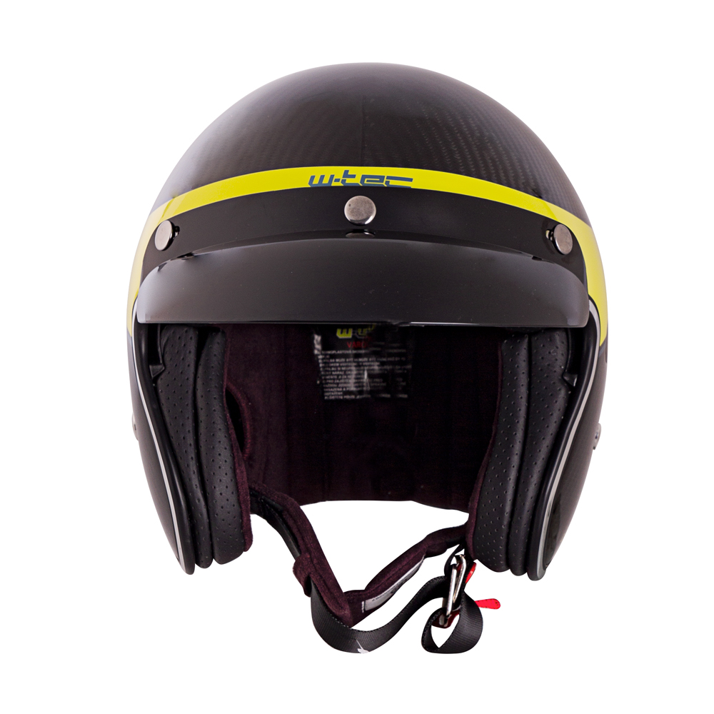 Moto prilba W-TEC Vacabro - Glossy Carbon