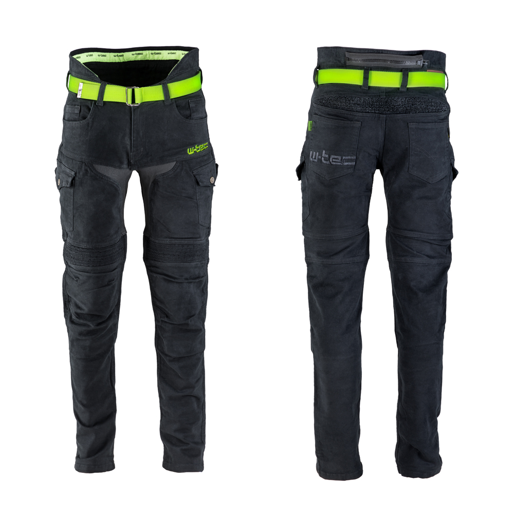 Pánské moto jeansy W-TEC Aredator - černá