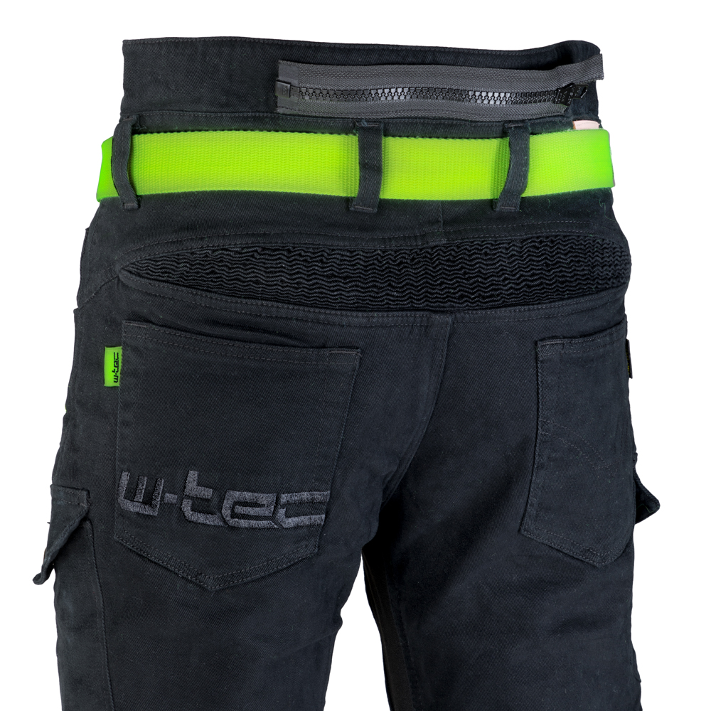 Pánské moto jeansy W-TEC Aredator - černá
