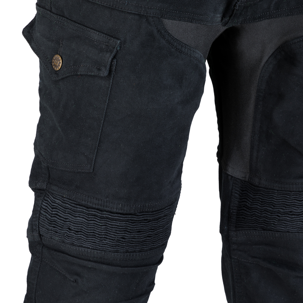 Pánské moto jeansy W-TEC Aredator - černá