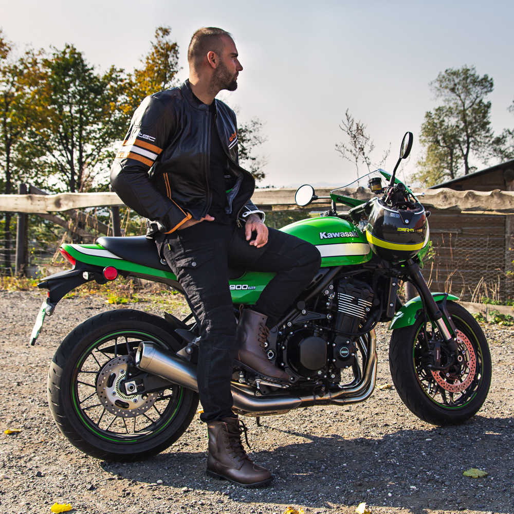 Pánské moto jeansy W-TEC Aredator - černá