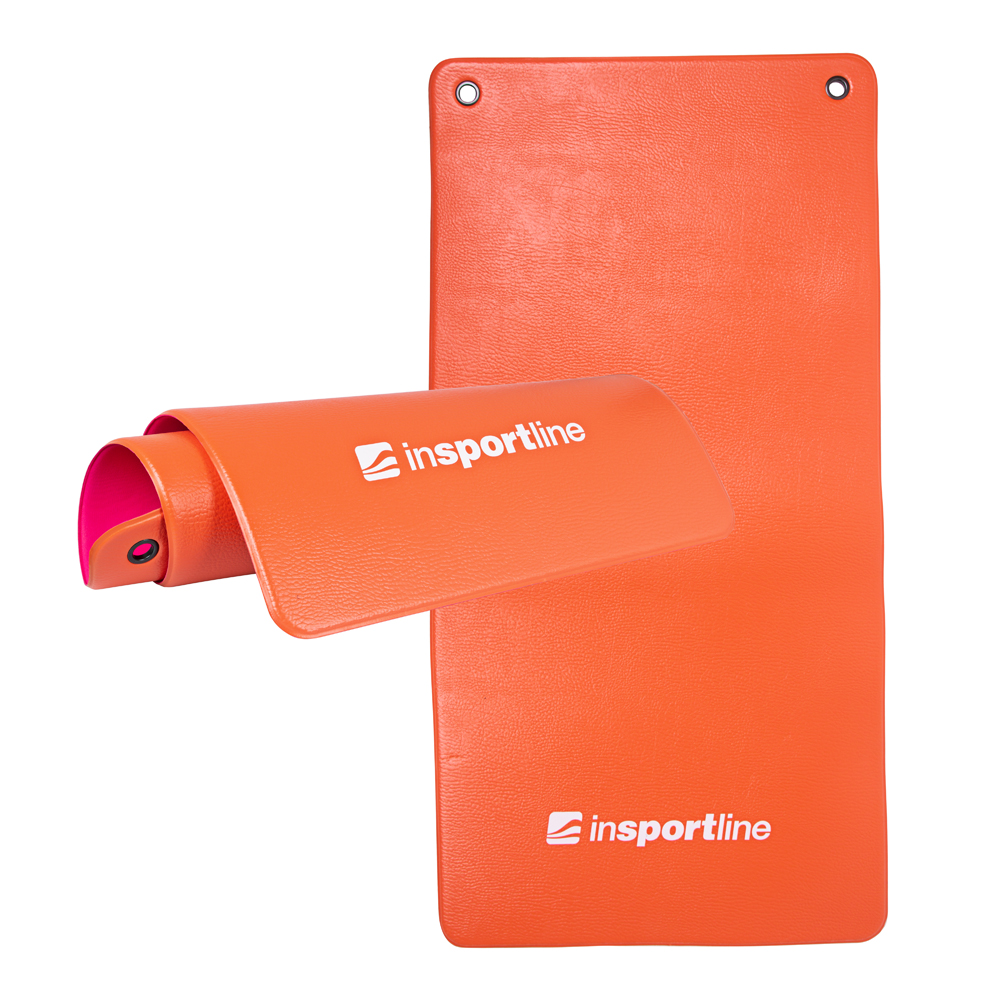 Podložka na cvičenie inSPORTline Aero Advance 120x60x0,9 cm - oranžovo-ružová