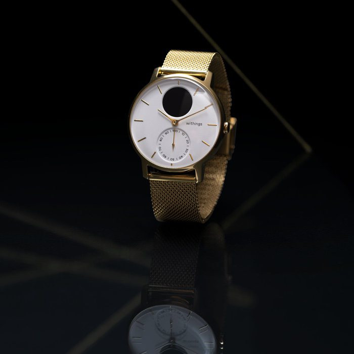withings steel hr champagne gold