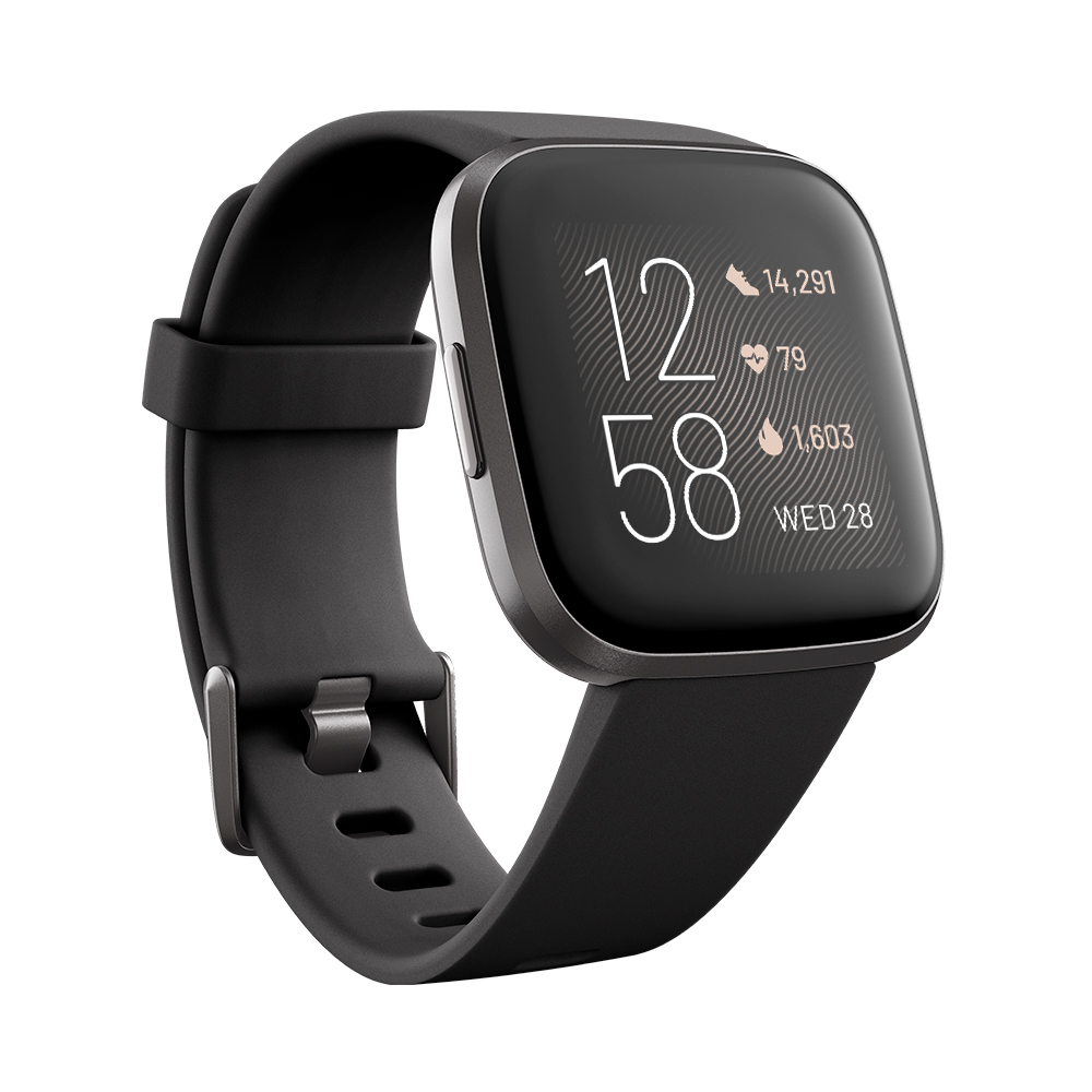 Inteligentné hodinky Fitbit Versa 2 Black/Carbon