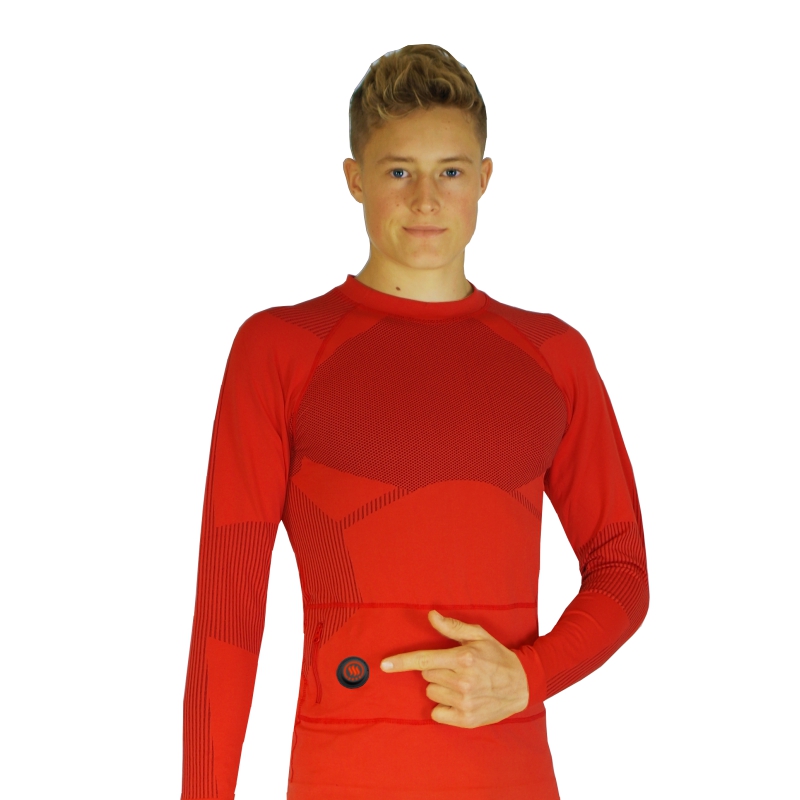 Sada vyhřívaného unisex termoprádla Glovii GX - černá