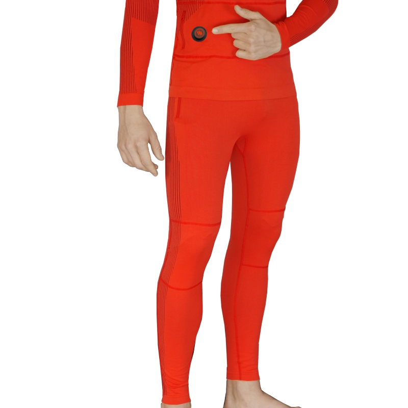 Sada vyhřívaného unisex termoprádla Glovii GX - černá