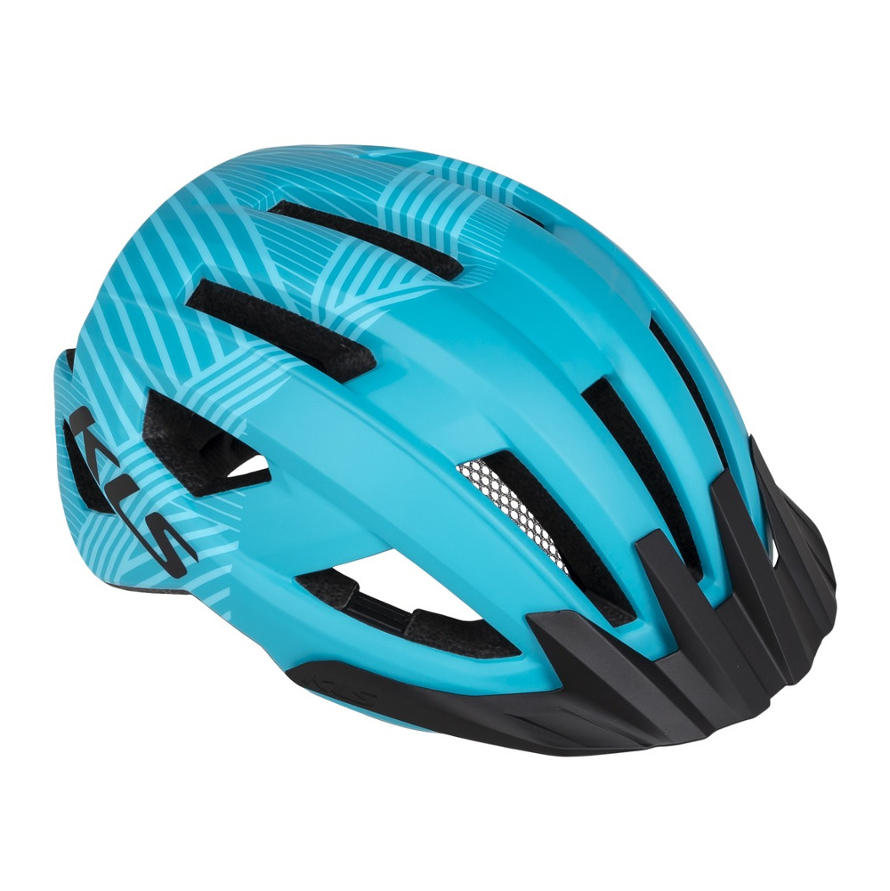Cyklo přilba Kellys Daze - Black Green - Light Blue