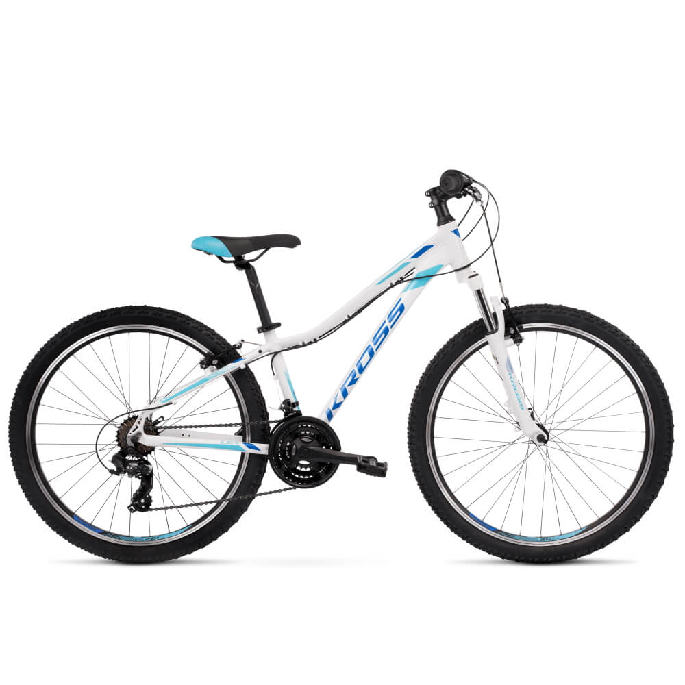 Dámsky horský bicykel Kross Lea 1.0 26" Gen 001 - bielo-modrá