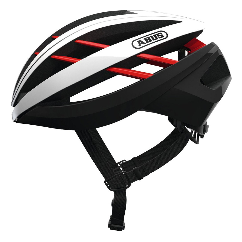 Cyklo prilba Abus Aventor KRT - bielo-červená