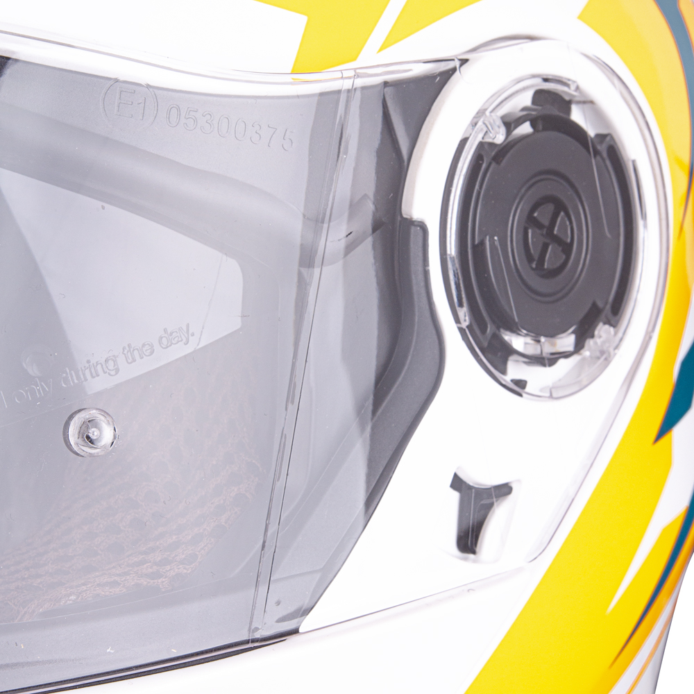 Výklopná přilba W-TEC Vexamo PP Graphic s Pinlockem - White Graphic