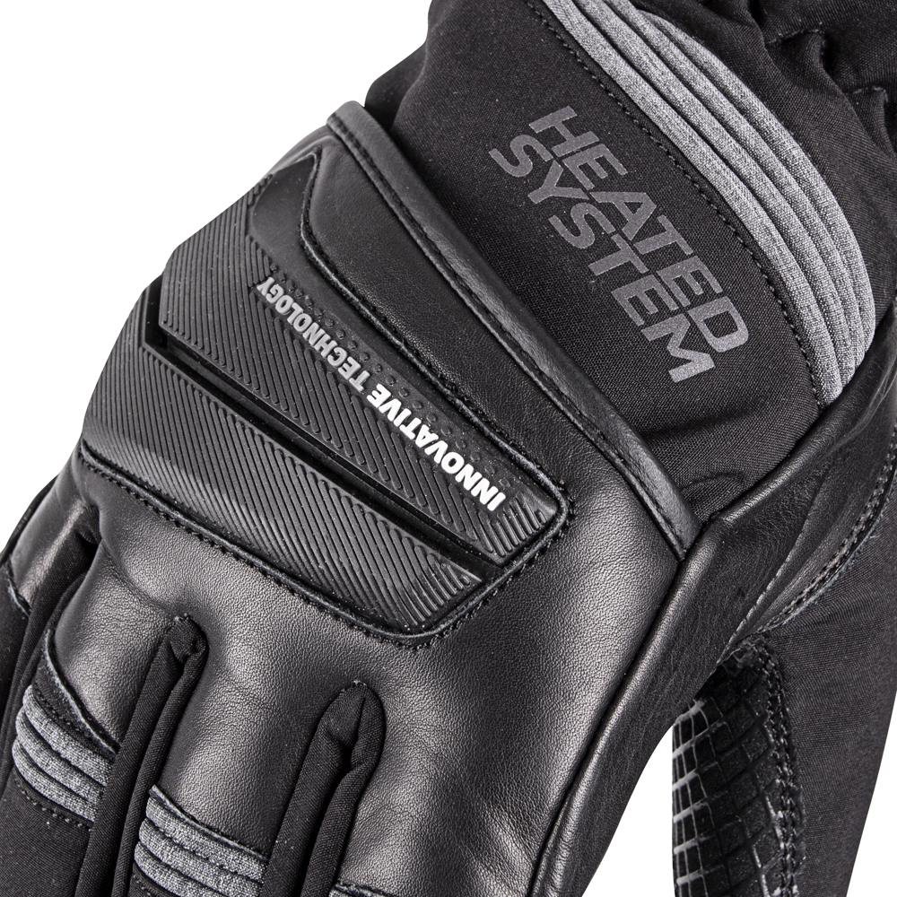 Vyhřívané moto a lyžařské rukavice W-TEC HEATston - černo-šedá