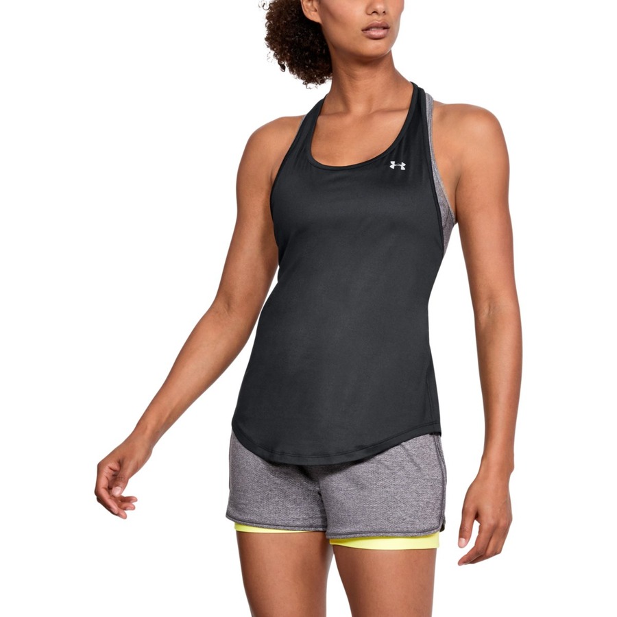 Dámské tílko Under Armour HG Armour Mesh Back Tank Black inSPORTline