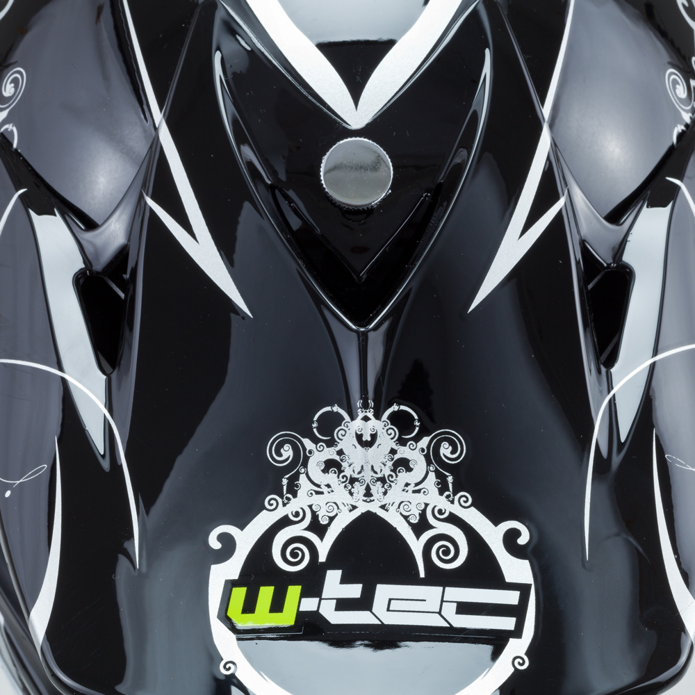 Gyermek bukósisak W-TEC V310 - Black Skull