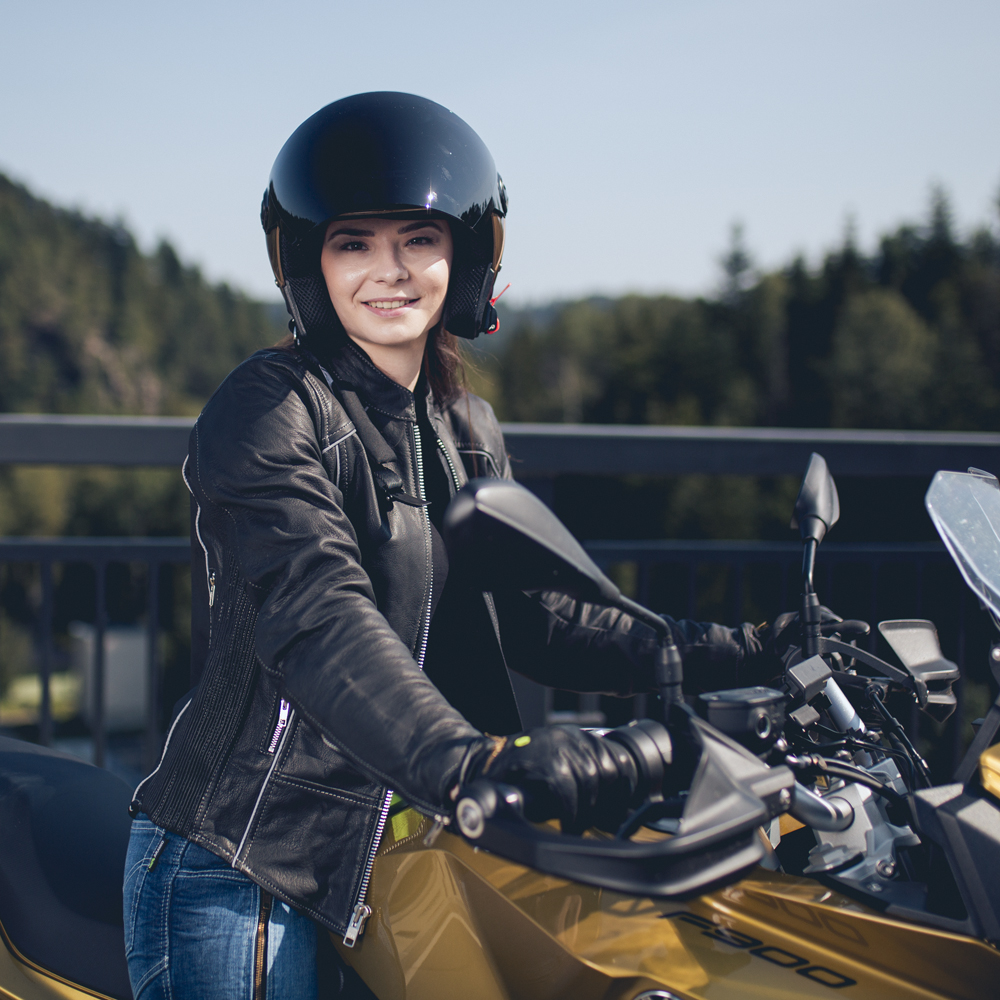 Moto přilba W-TEC Yucato - hnědá