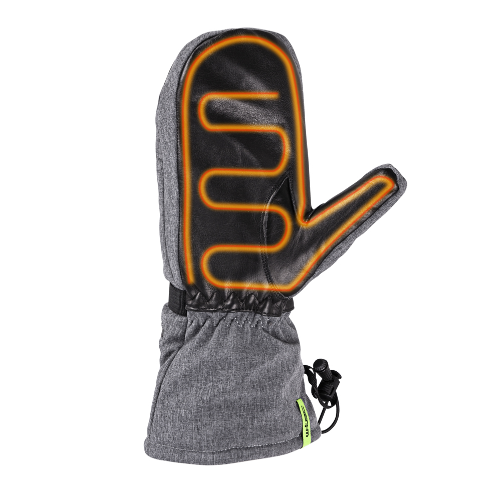 Vyhřívané palčáky W-TEC HEATtero - šedá