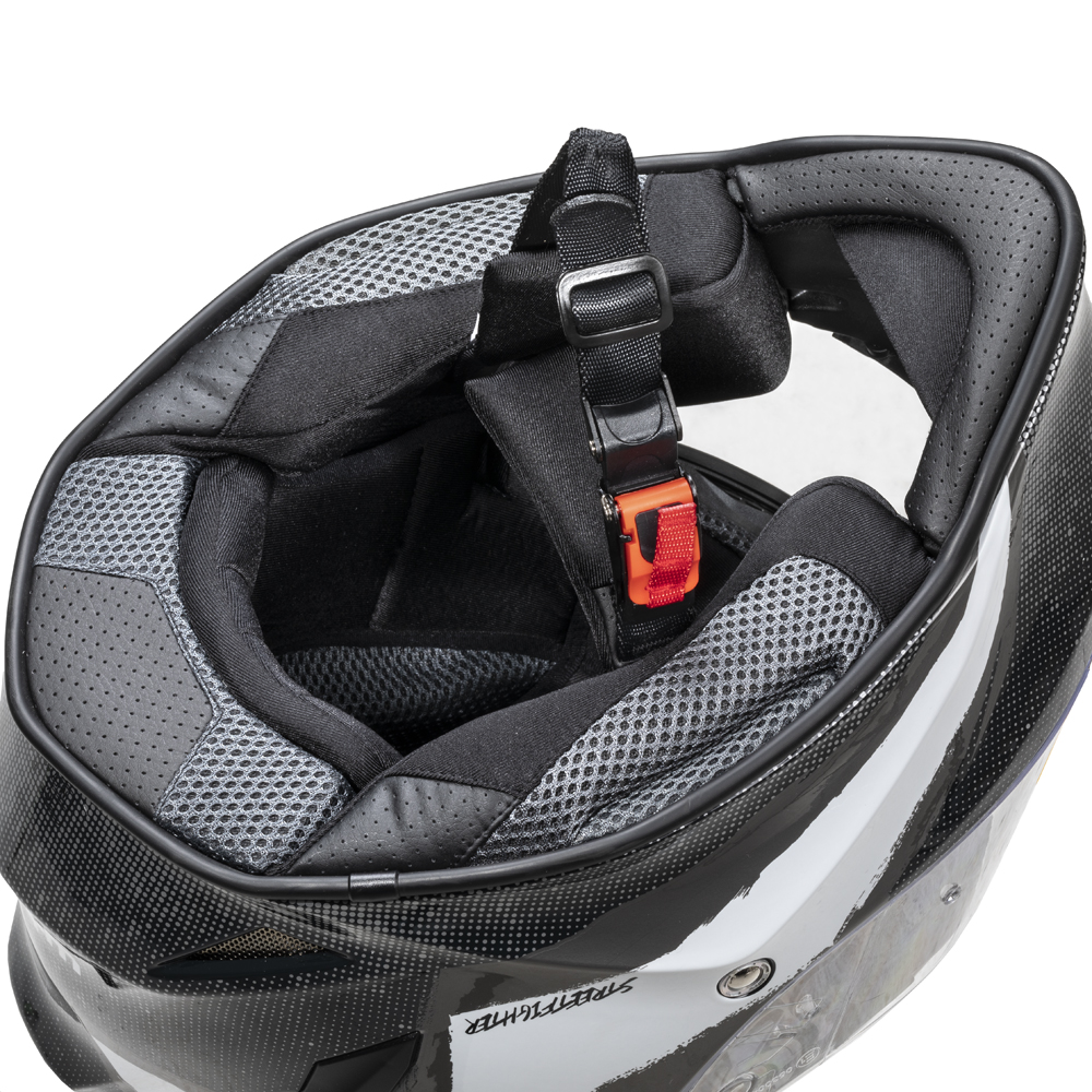 Moto prilba W-TEC Integra Graphic - Black-Green