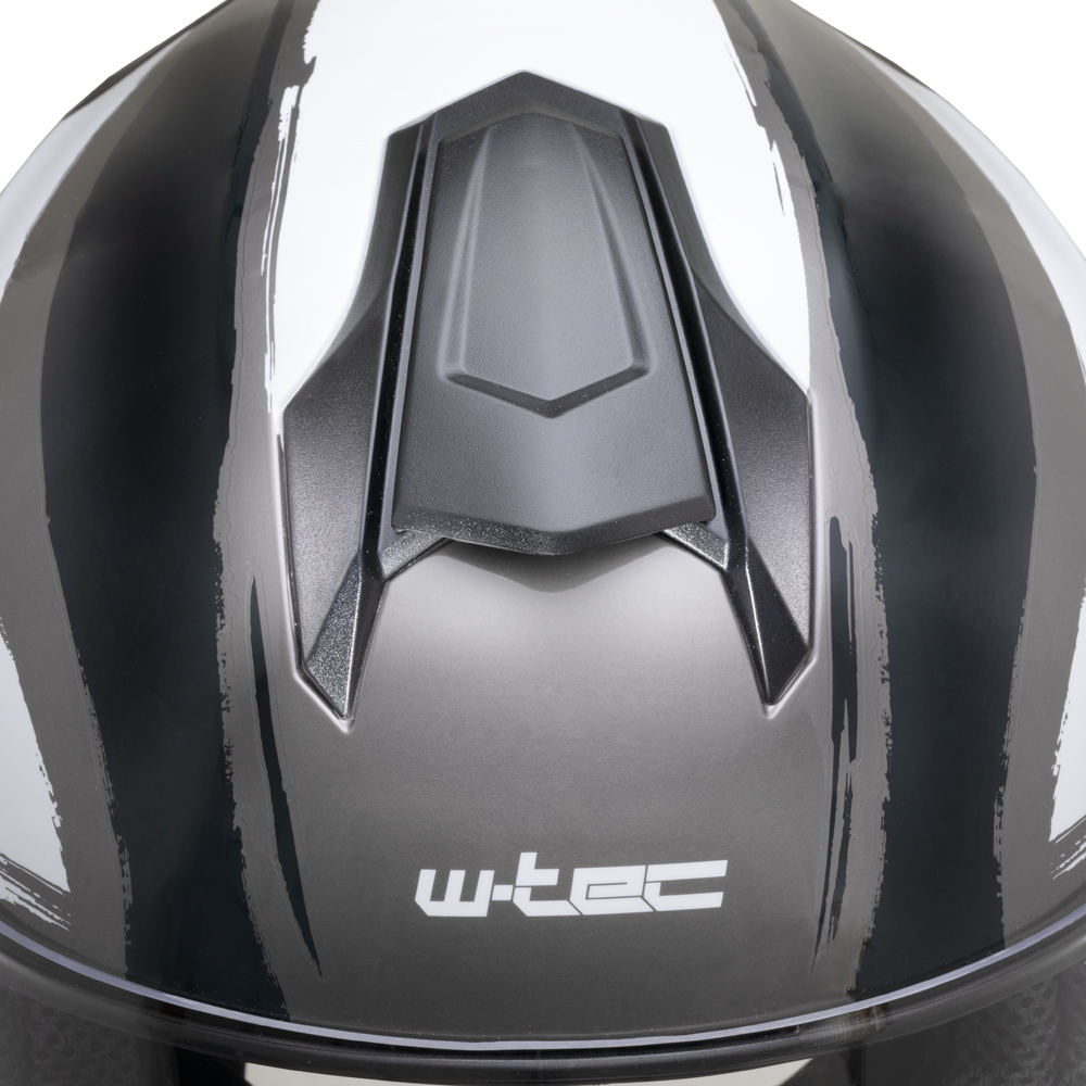 Moto prilba W-TEC Integra Graphic - Black-Green
