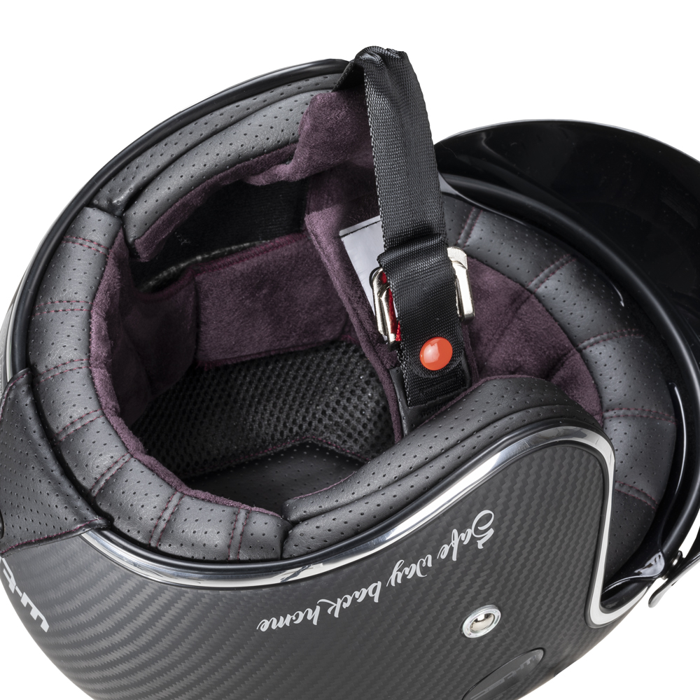 Moto prilba W-TEC Vacabro SWBH - Matt Carbon Pure