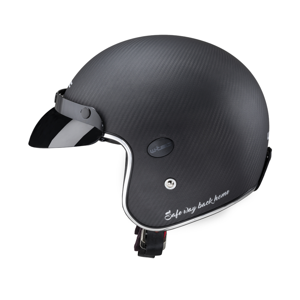 Moto prilba W-TEC Vacabro SWBH - Matt Carbon Pure