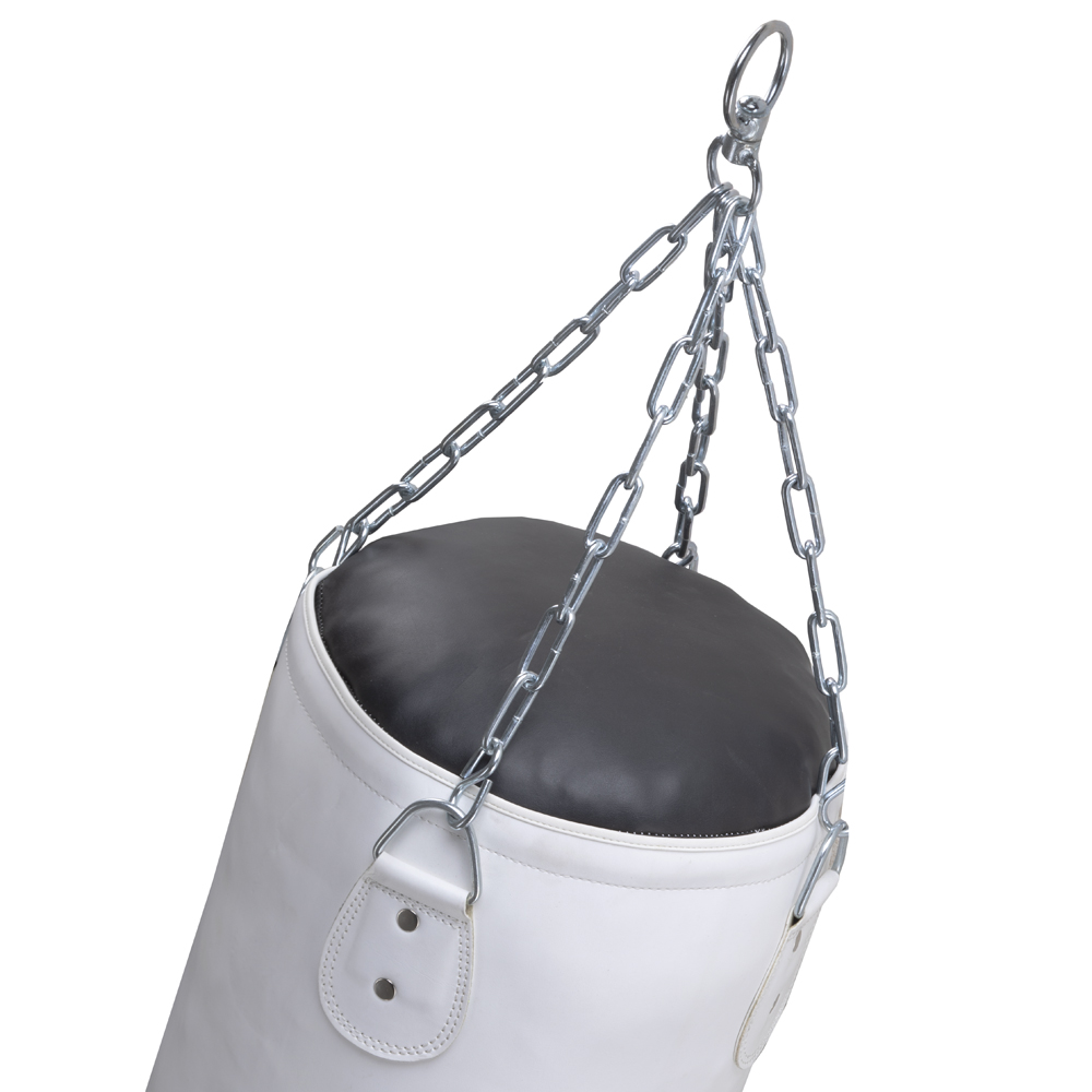 Boxovací vak inSPORTline Robkin 150x35 cm - 2. akosť - čierno-biela