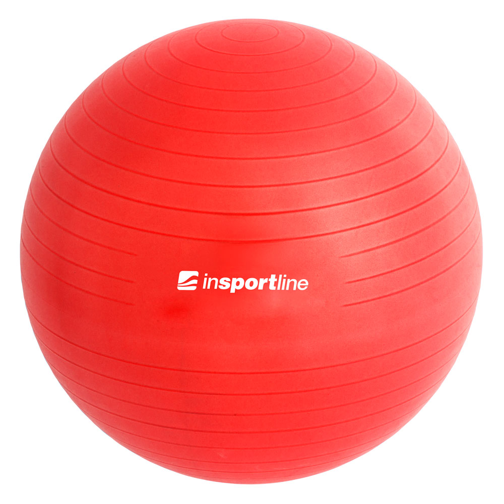 Gimnasztikai labda inSPORTline Top Ball 65 cm - piros