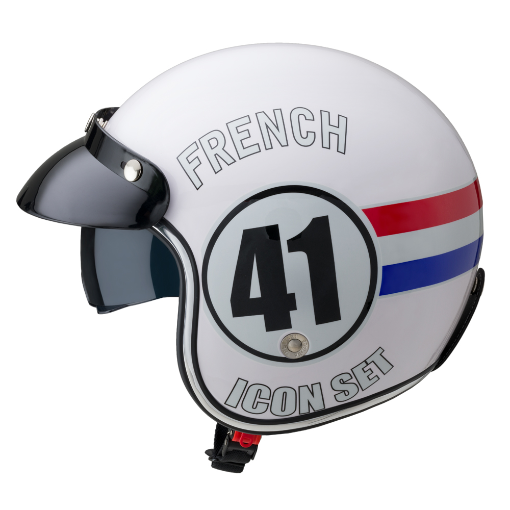 Moto prilba W-TEC Café Racer - French 41
