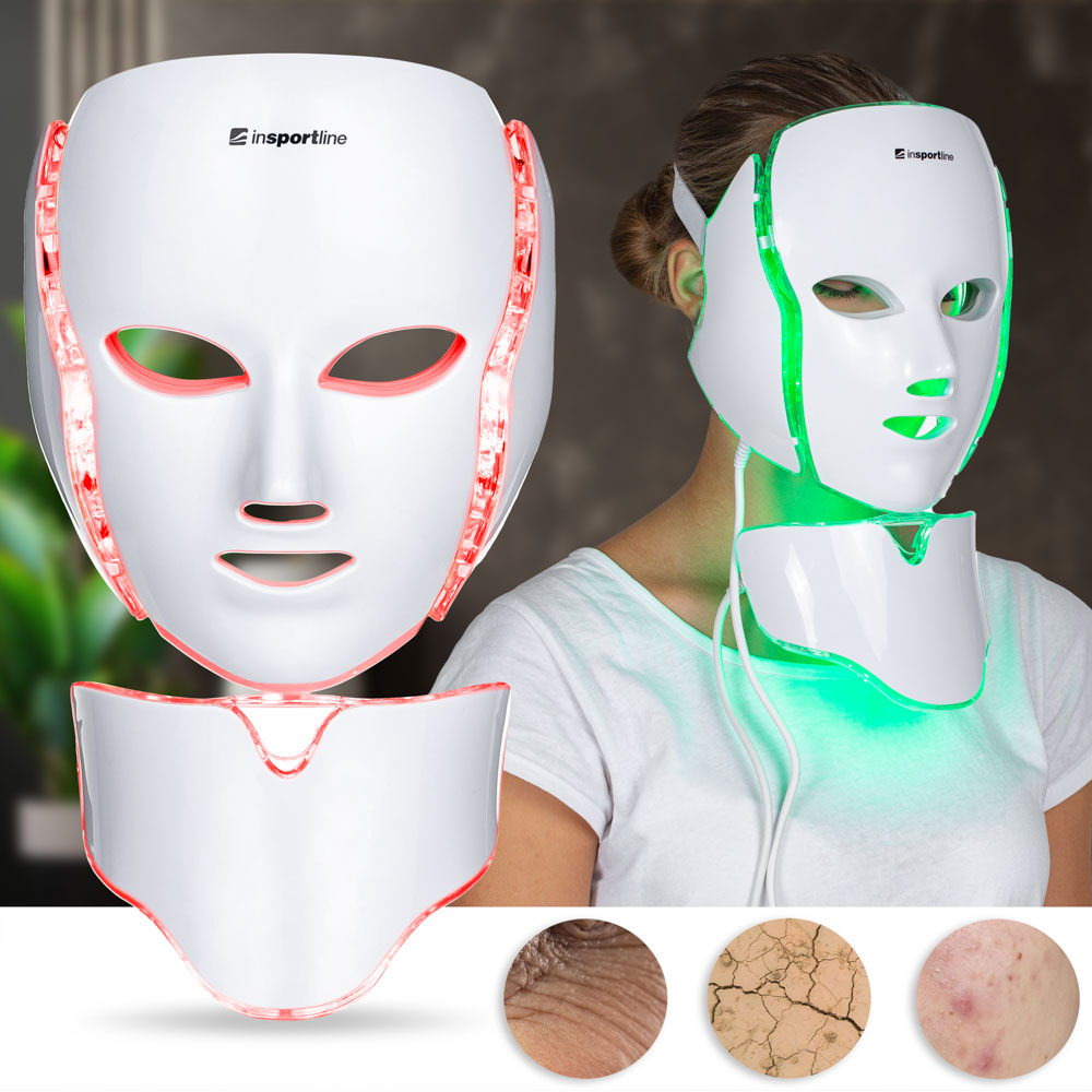 fotonová LED maska na obličej a krk 