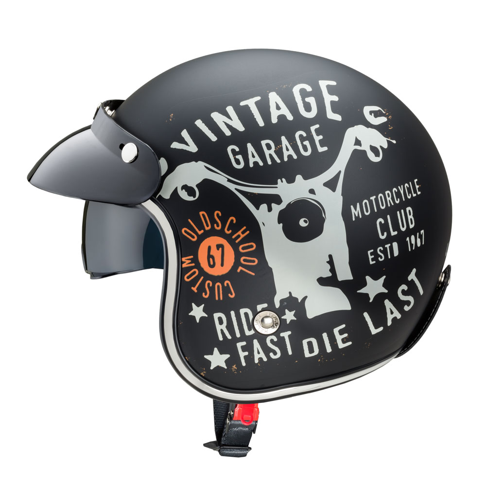 Moto prilba W-TEC Café Racer - 3Ways Surf