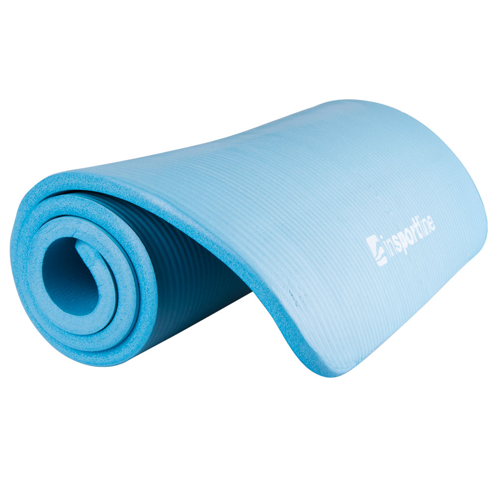 Podložka na cvičenie inSPORTline Fity 140x61x1,5 cm - modrá