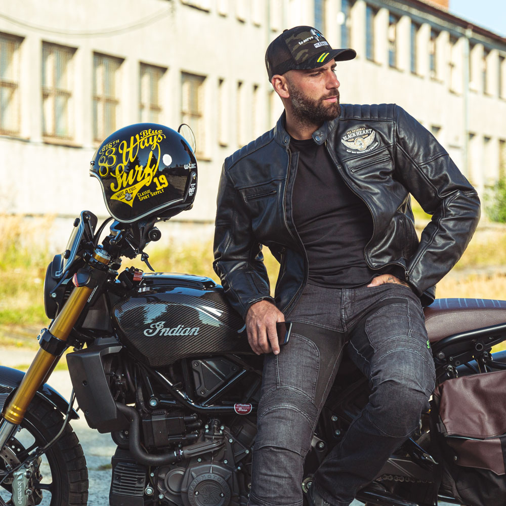 Moto prilba W-TEC Café Racer - 3Ways Surf