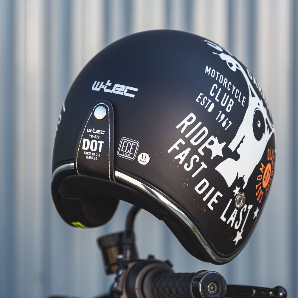 Moto prilba W-TEC Café Racer - 3Ways Surf
