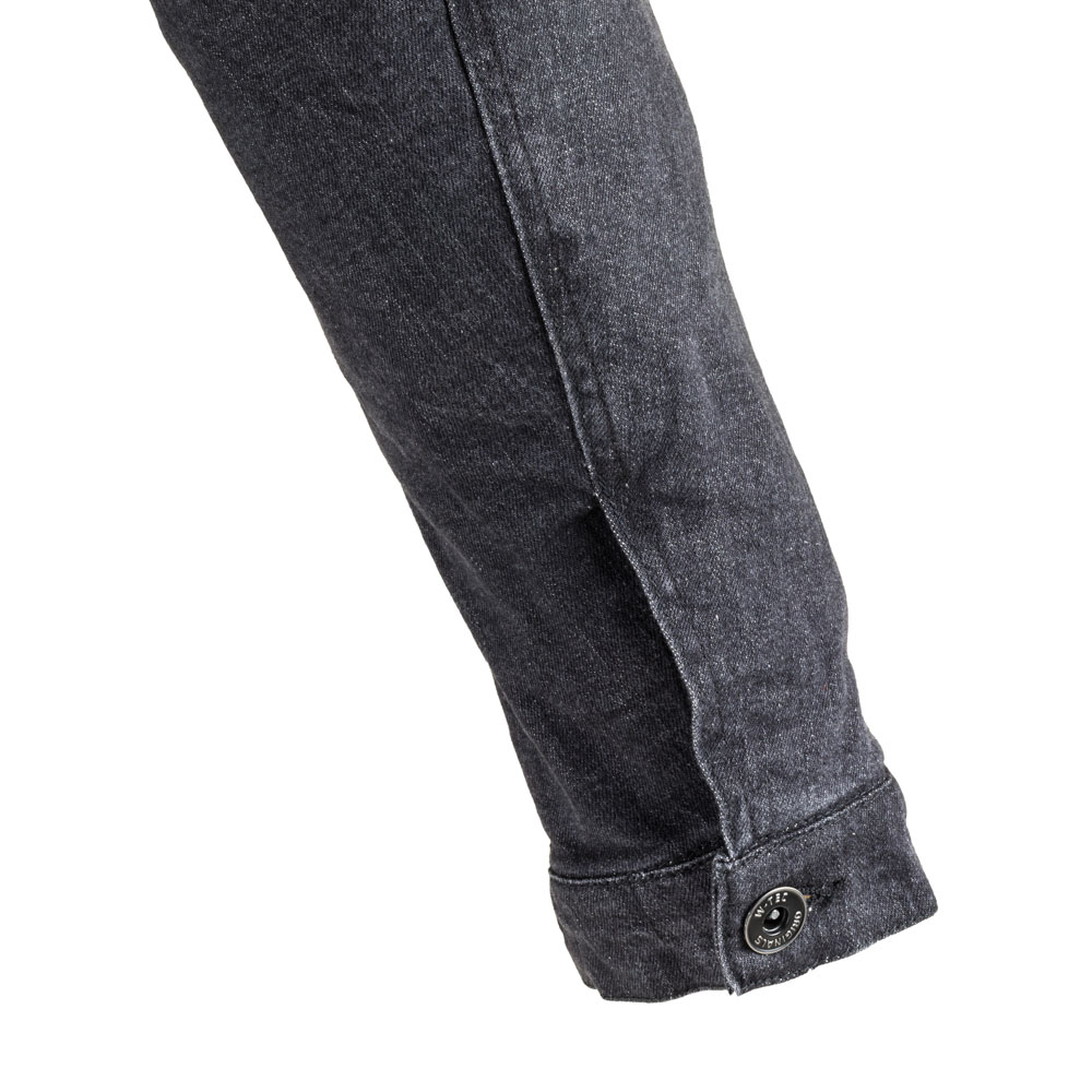 Pánská jeansová letní moto bunda W-TEC Lenny - černá