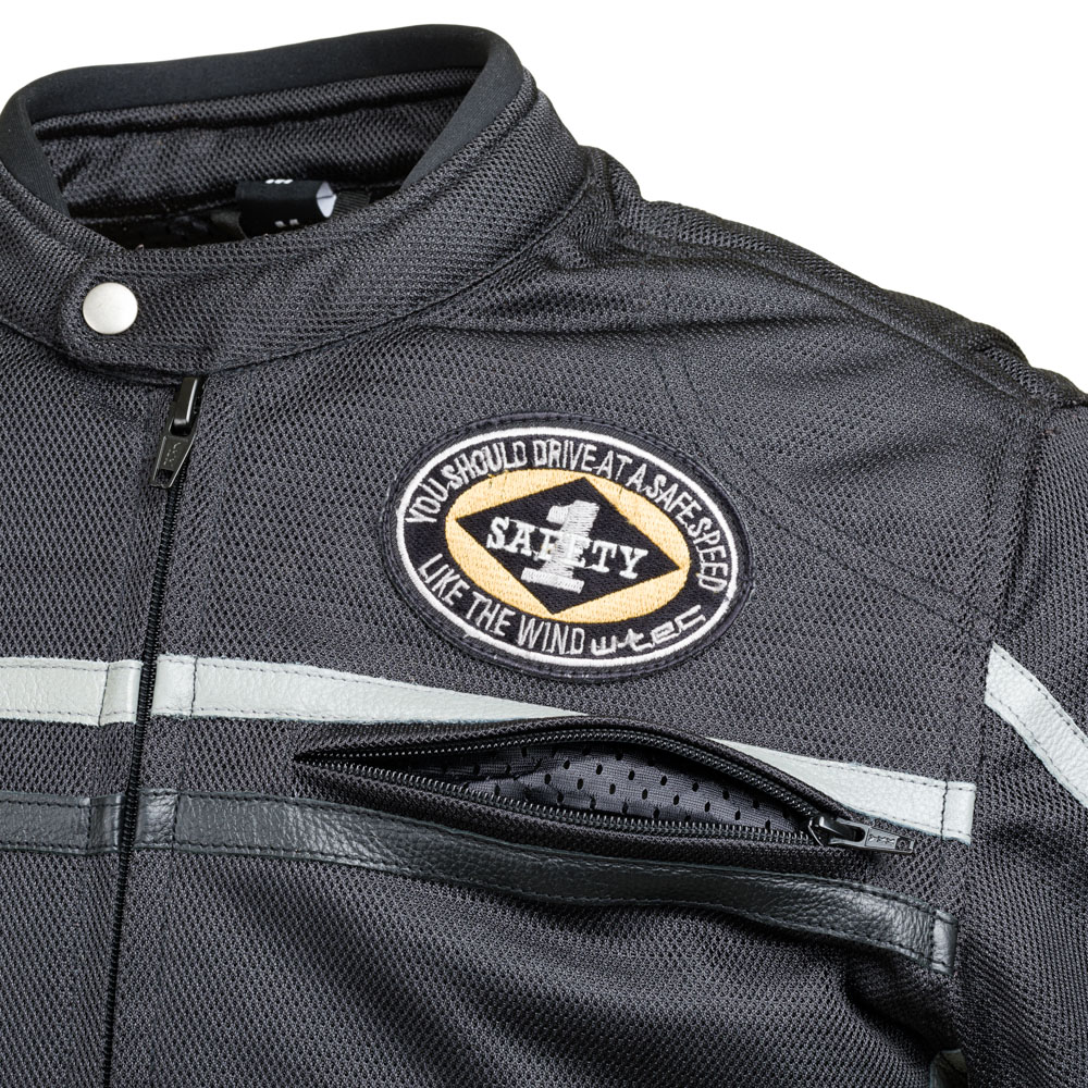 Moto bunda W-TEC Bellvitage Black - černá