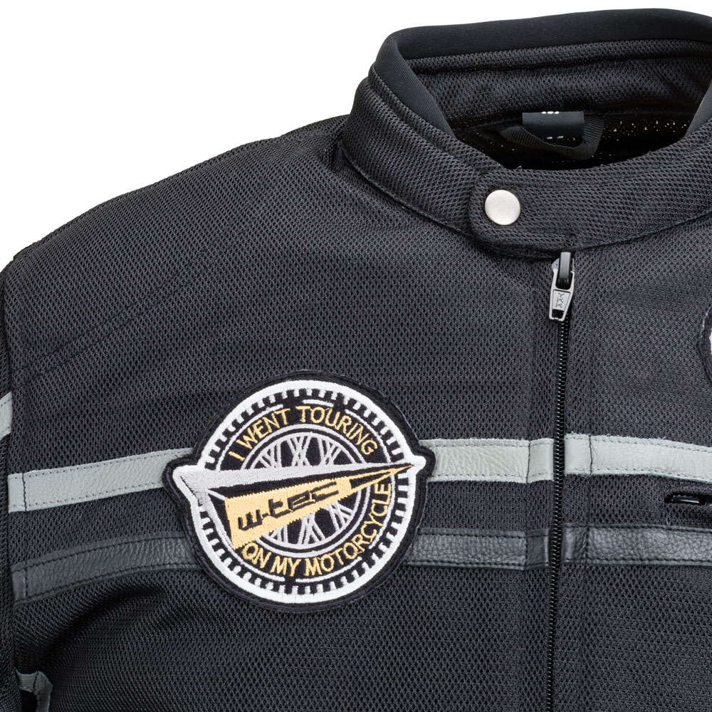Moto bunda W-TEC Bellvitage Black - černá