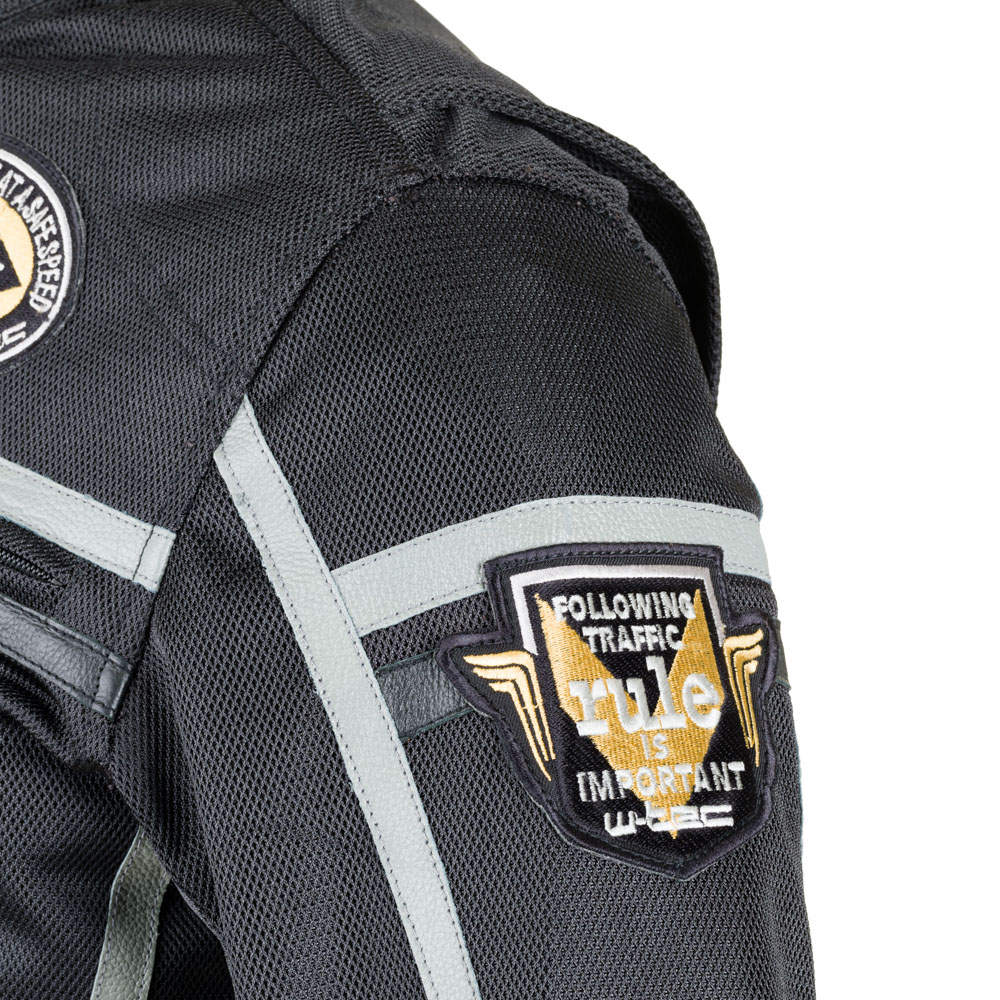 Moto bunda W-TEC Bellvitage Black - černá