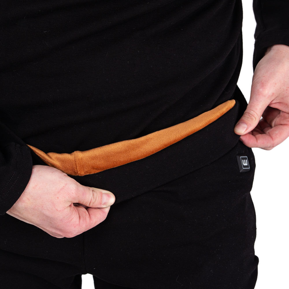 Férfi fűthető nadrág W-TEC Insupants - fekete