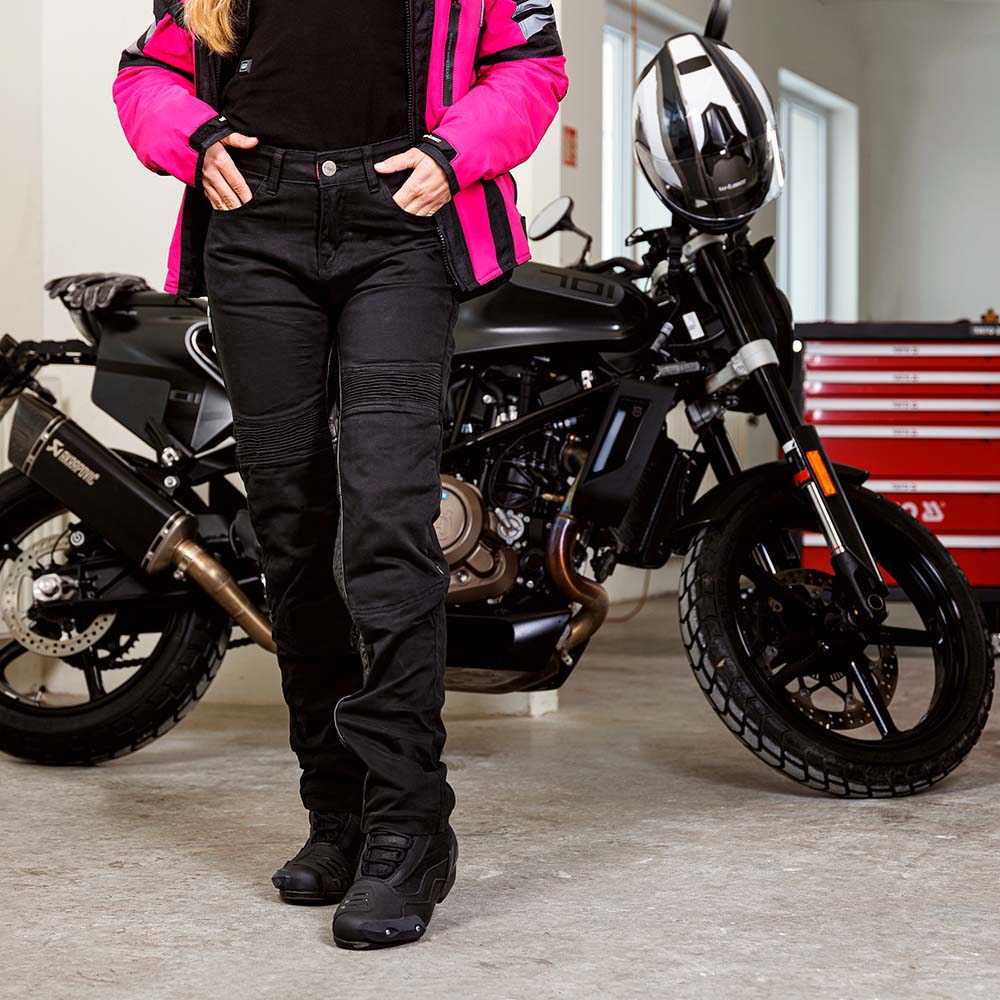 Női motoros nadrág W-TEC Ragana - fekete