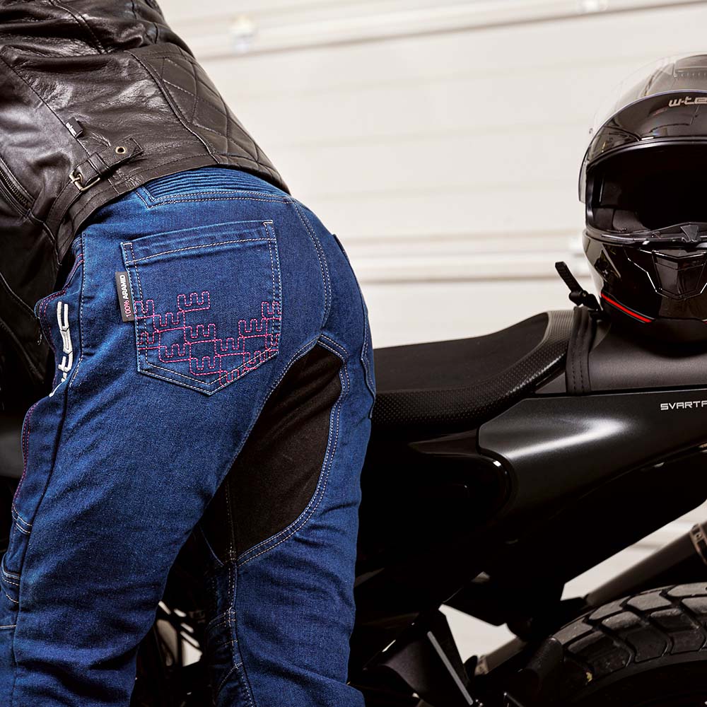 Moto prilba W-TEC Yorkroad Fusion - Black Grey Red Glossy