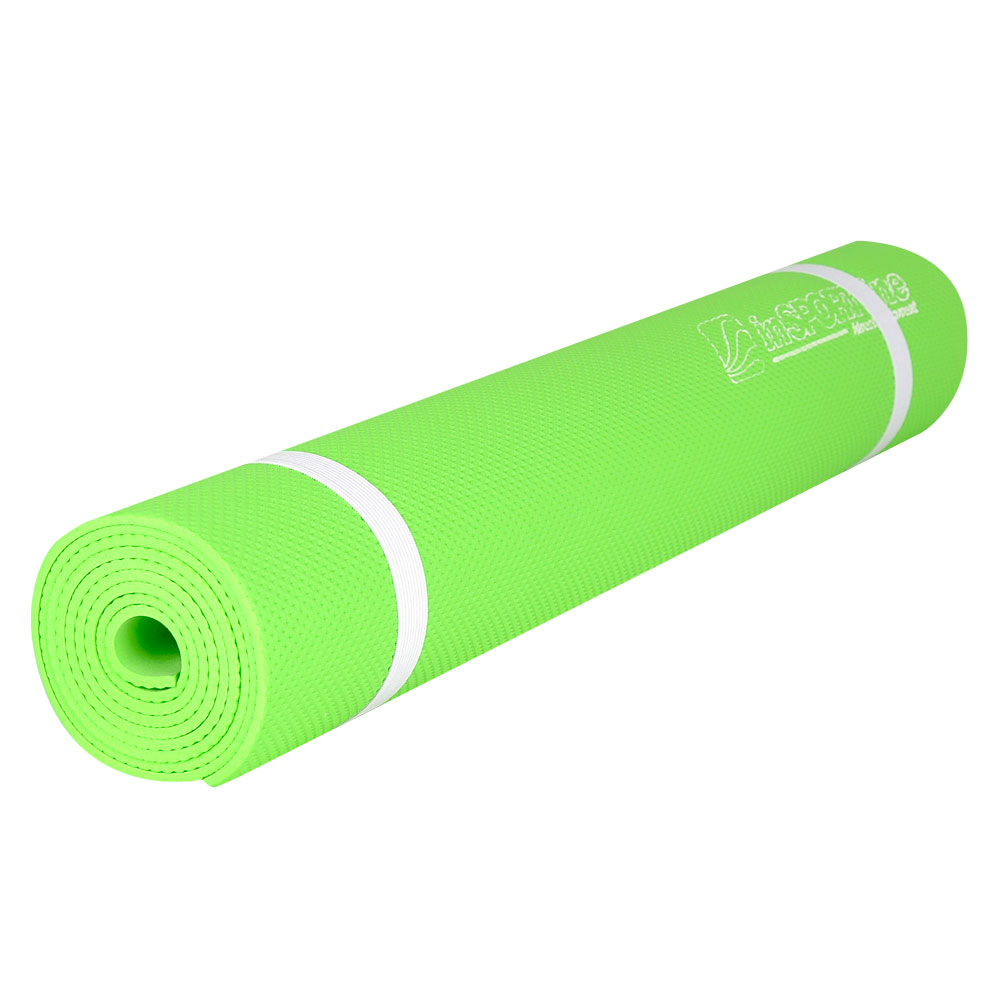 Gymnastická podložka inSPORTline EVA 173x60x0,4 cm - reflexní zelená - reflexní zelená