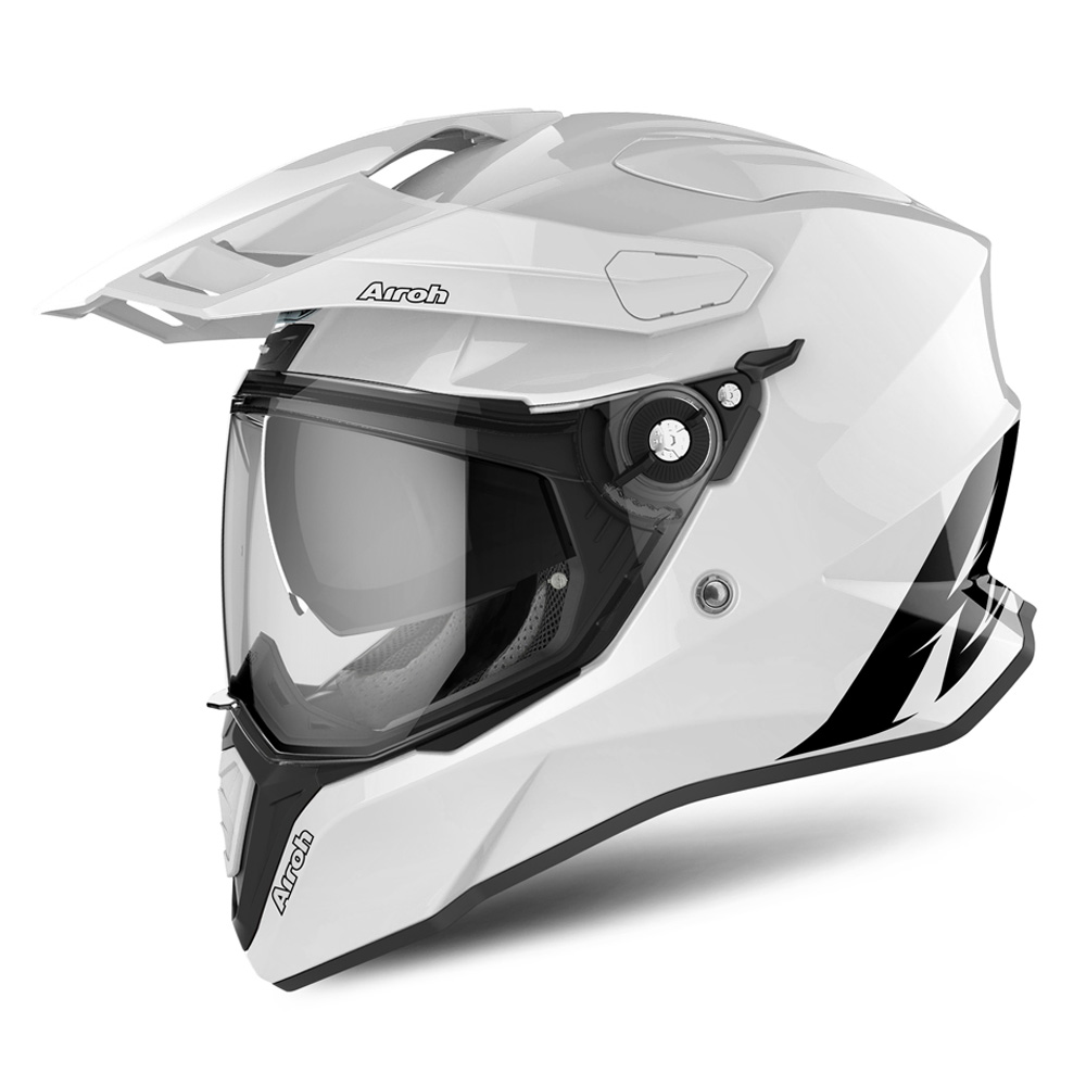 Motorcycle Helmet Airoh Commander Color White 2022