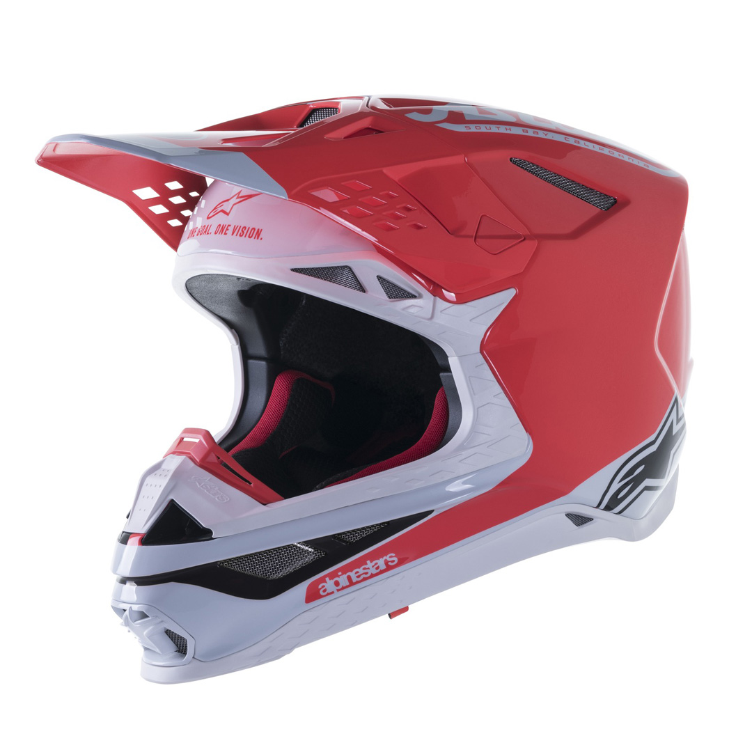 Red hotsell motocross helmet